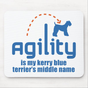 Kerry Blue Terrier Mouse Mat