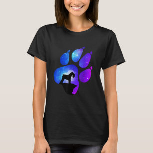 Kerry Blue Terrier Paw Dog Mum Dad T-Shirt