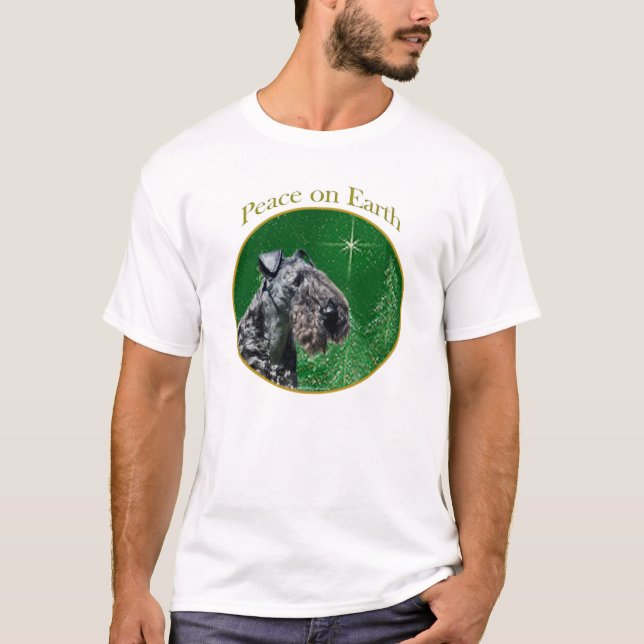 Kerry Blue Terrier Peace T-Shirt (Front)