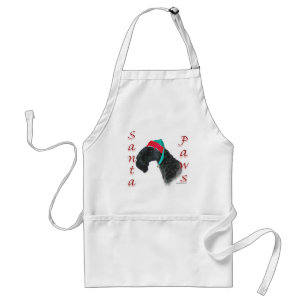 Kerry Blue Terrier Santa Paws Standard Apron