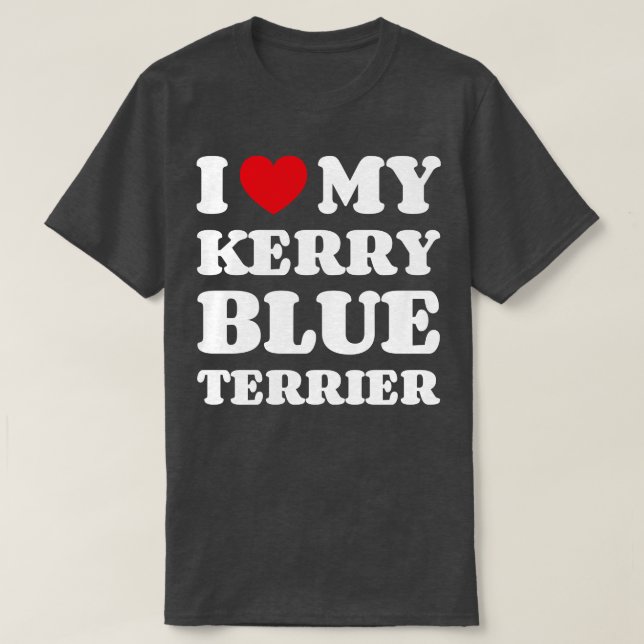 Kerry Blue Terrier T-Shirt (Design Front)