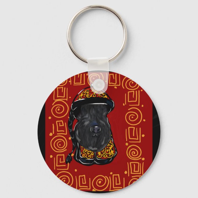Kerry Blue Terrier Year of the Dog Key Ring (Front)