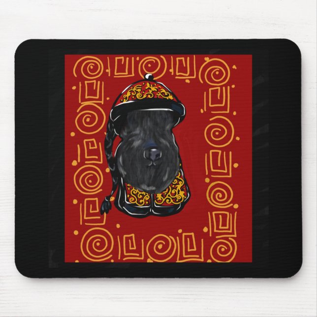 Kerry Blue Terrier Year of the Dog Mouse Mat (Front)
