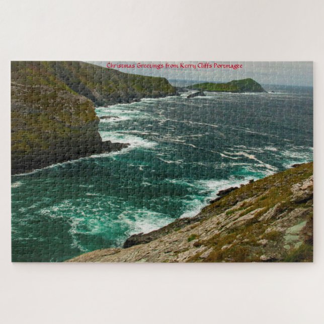 Kerry Cliffs Portmagee Kerry Ireland. Jigsaw Puzzl Puzzle (Horizontal)