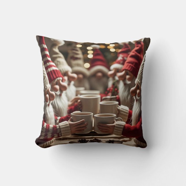 Kerst Cabouter piles Cushion (Front)