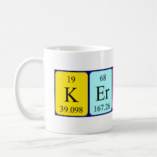 Kersten periodic table name mug