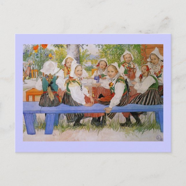 Kersti's Birthday 1909 Postcard (Front)