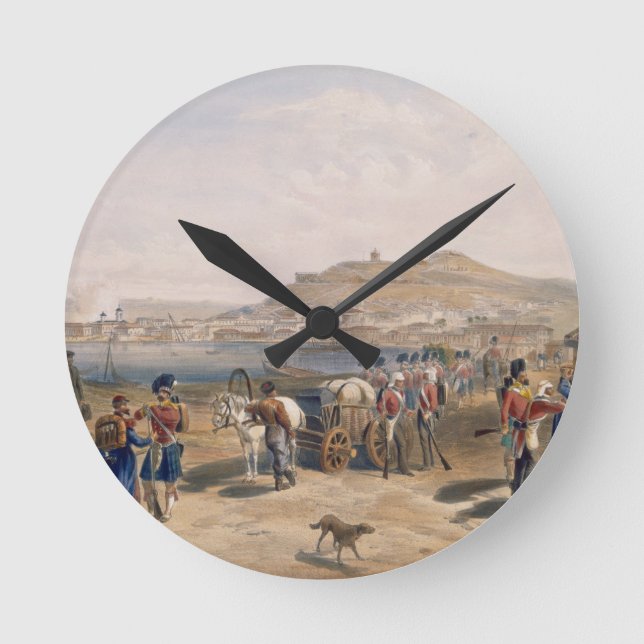 Kertch from the North, plate from 'The Seat of War Round Clock (Front)