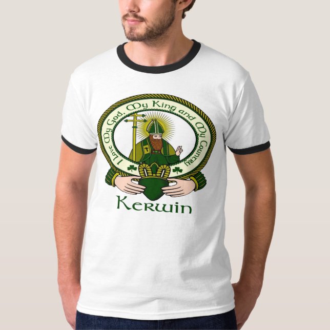 Kerwin Clan Motto T-Shirt (Front)