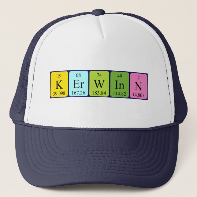 Kerwinn periodic table name hat (Front)