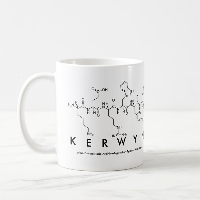 Kerwyn peptide name mug (Left)