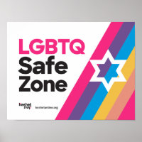Keshet LGBTQ Safe Zone Poster