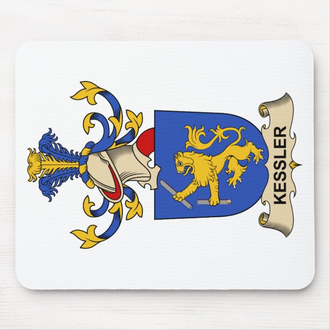 Kessler Family Crest Mouse Mat (Front)