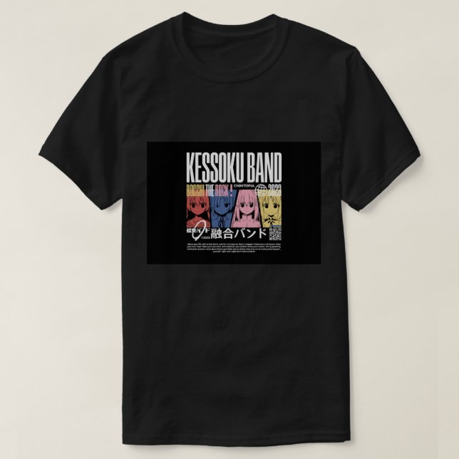 Kessoku Band - Bocchi The Rock T-Shirt (Design Front)