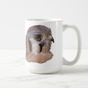 Kestrel Faux Embroidery Coffee Mug