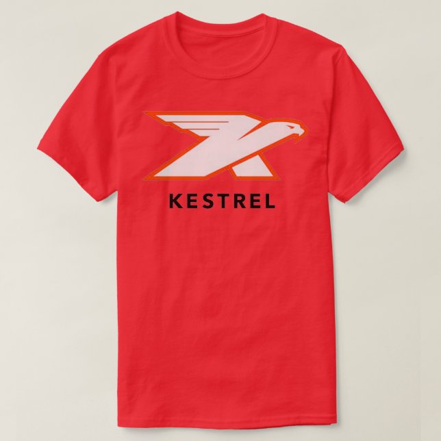 Kestrel Orange and White T-Shirt (Design Front)