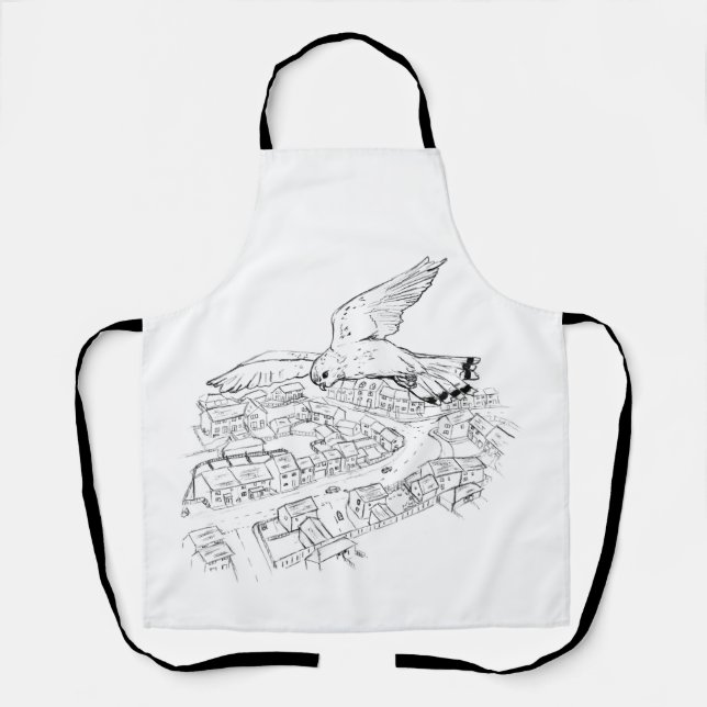 Kestrel Over the City Apron (Front)