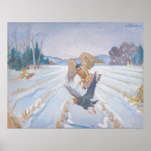 Kestrel’s Quarry – Kulhanek Wildlife Art Print