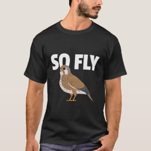 Kestrel Sparrow Hawk Falcon Birdwatching T-Shirt