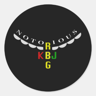 Ketanji  Jackson and Ruth Ginsburg - Round Sticker