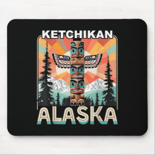 Ketchikan Alaska Native American Indian Totem Le Mouse Mat