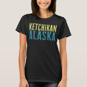 Ketchikan Alaska Pacific Coast Stacked T-Shirt