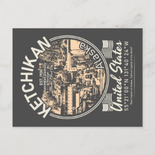 KETCHIKAN ALASKA - REVILLAGIGEDO ISLAND POSTCARD