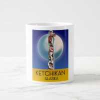 Ketchikan Alaska Totem Pole Travel poster