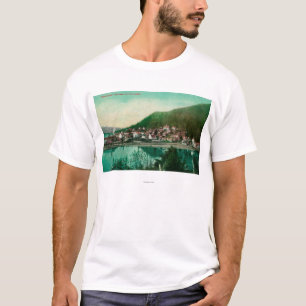 Ketchikan, Alaska Town View - First City in T-Shirt