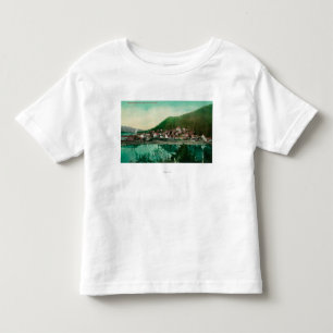 Ketchikan, Alaska Town View - First City in Toddler T-Shirt