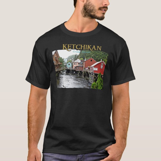 Ketchikan Basic Dark T-Shirt (Front)