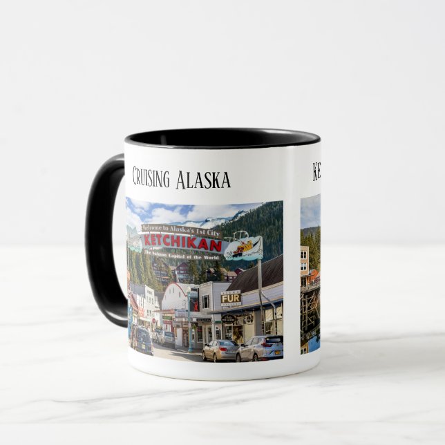 Ketchikan Creek Street, Cruising Alaska Mug (Front Left)