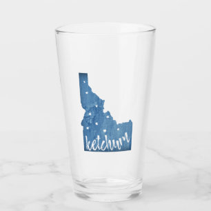 Ketchum Idaho Wood Grain Glass