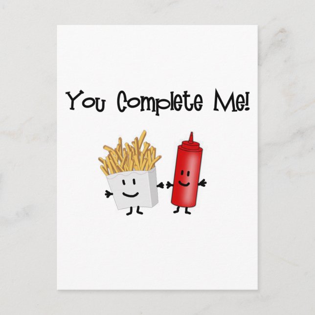 Ketchup and Fries! Postcard (Front)
