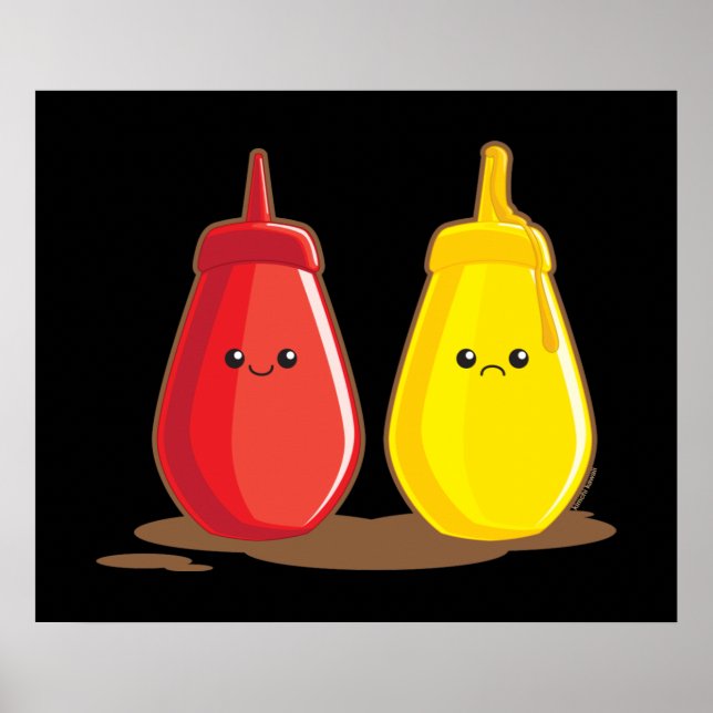 Ketchup and Mustard Poster (Front)