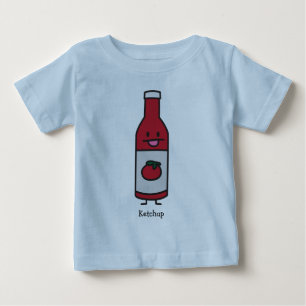 Ketchup Bottle Tomato Sauce Table condiment fancy Baby T-Shirt