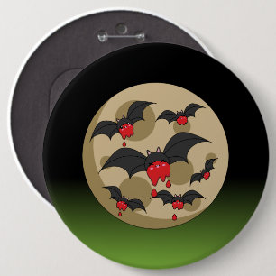 Ketchup Eater Vampire Bats 6 Cm Round Badge