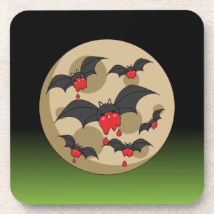 Ketchup Eater Vampire Bats Coaster