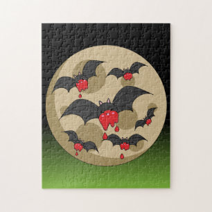 Ketchup Eater Vampire Bats Jigsaw Puzzle