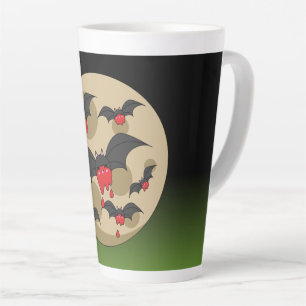 Ketchup Eater Vampire Bats Latte Mug