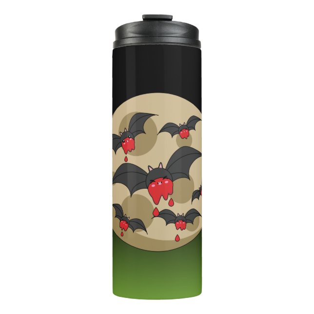 Ketchup Eater Vampire Bats Thermal Tumbler (Front)