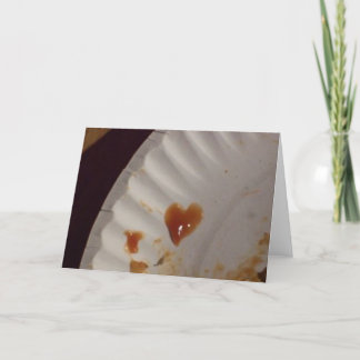 Ketchup Heart Card