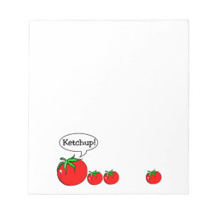 Ketchup Joke Notepad