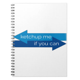 Ketchup me if you can movie pun/joke notebook