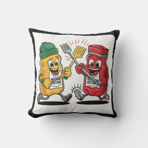 Ketchup & Mustard Buddy Cushion