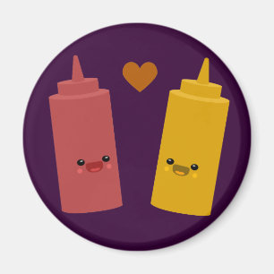 Ketchup & Mustard Friends Magnet