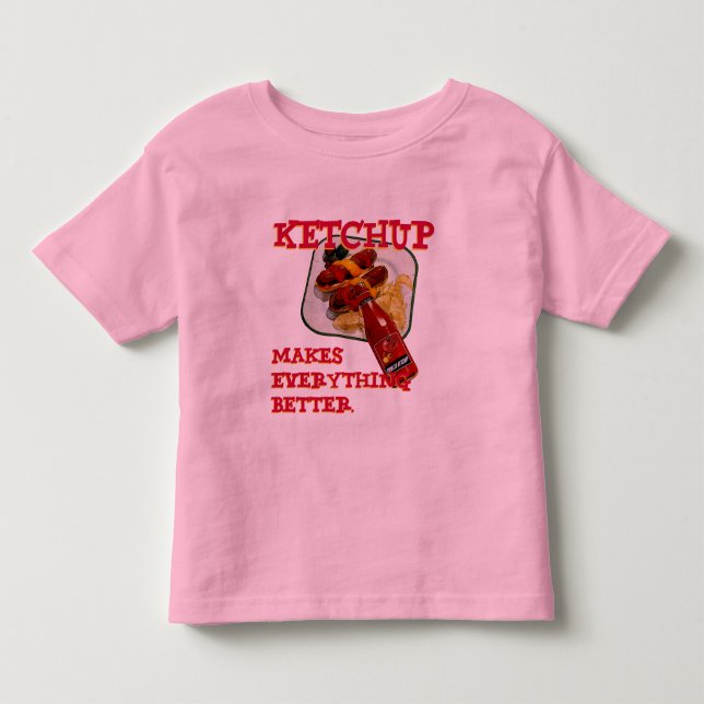 Ketchup Toddler T-Shirt (Front)