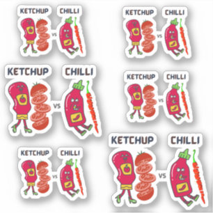 Ketchup vs Chilli 