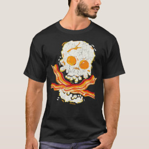 Keto Breakfast Cool Eggs Bacon Pirate Skull Gift S T-Shirt