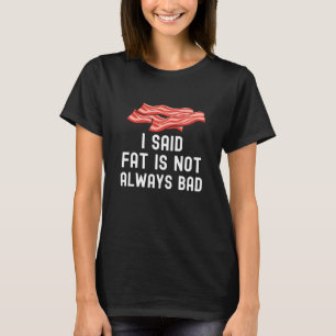 Keto Diet Gift Ideas Men Women Ketones Bacon Healt T-Shirt